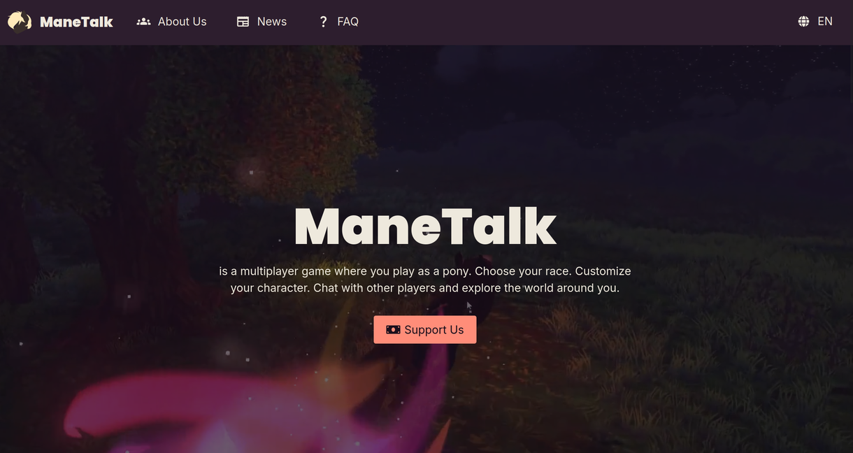 Manetalk home page