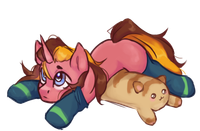 Lying Drew Dru by Bakery: [Telegram](https://t.me/bakery_3112), [VK](https://vk.com/bakery_3112), [VK donut](https://vk.com/donut/bakery_3112), [Derpibooru](https://derpibooru.org/profiles/Bakery), [X](https://x.com/Bakery3112), [Boosty](https://boosty.to/bakery3112)