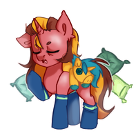 Sleepy Drew Dru by Bakery: [Telegram](https://t.me/bakery_3112), [VK](https://vk.com/bakery_3112), [VK donut](https://vk.com/donut/bakery_3112), [Derpibooru](https://derpibooru.org/profiles/Bakery), [X](https://x.com/Bakery3112), [Boosty](https://boosty.to/bakery3112)